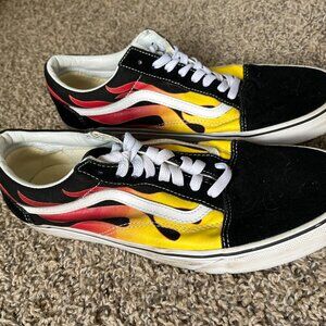Size 10.5 - VANS Old Skool Flames